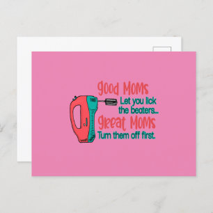 Postal Buenas Mamás Te Dejan Marcar A Los Beaters Grandes