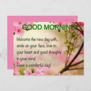 POSTAL BUENAS MAÑANAS