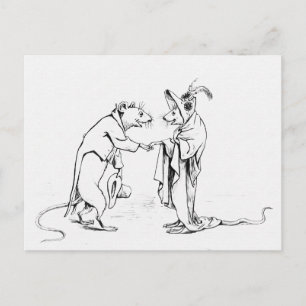 Postal Buenas noches a los ratones