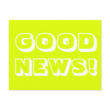 Buenas Noticias chartreuse blanco tipografía moder