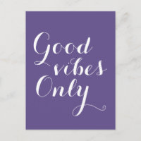 Buenas Vibes Sólo Elevación Positiva Ultra Violeta