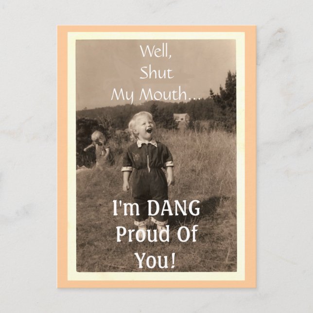 Postal Bueno, Cierra Mi Boca... (Anverso)