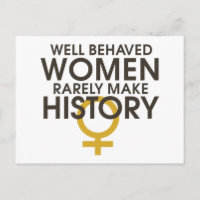 Bueno, las mujeres portadoras rara vez hacen histo