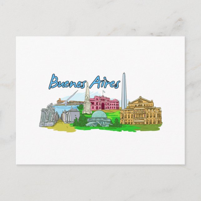 Postal Buenos Aires - Argentina (Anverso)