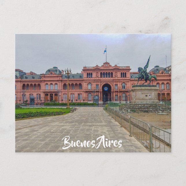 Postal Buenos Aires, Argentina, Casa Rosada (Anverso)