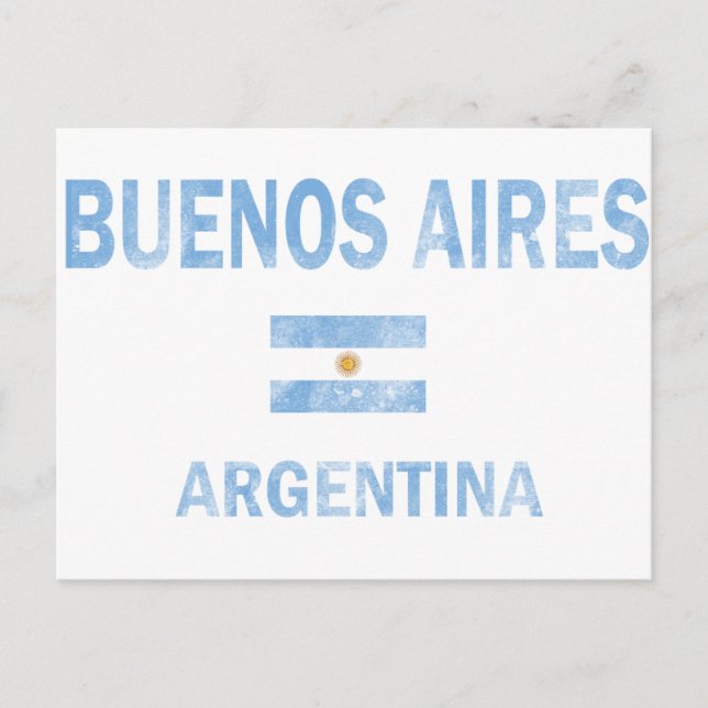 Postal Buenos Aires Argentina decanta (Anverso)