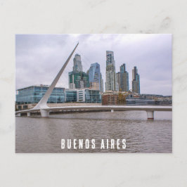 Postal Buenos Aires, Argentina, Puente de la Mujer
