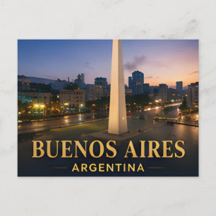 Postal ✈️ Buenos Aires Argentina Regalo de viaje 🌆