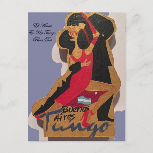 Postal Buenos Aires_Tango_Poem (Anverso)