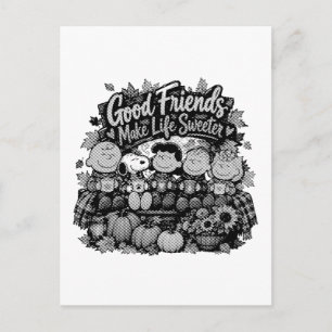 Postal ¡Buenos Amigos Hacen la Vida Más Dulce!