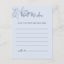 Postal Buenos deseos de flores sin tiempo