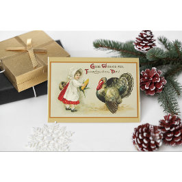 Postal Buenos deseos para el Día de Acción de Gracias