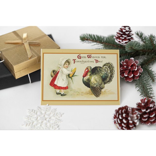 Postal Buenos deseos para el Día de Acción de Gracias (Subido por el creador)