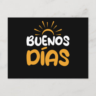 Postal Buenos días en Buenos días en España