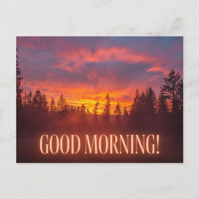 Postal Buenos Días Óxido (Anverso)
