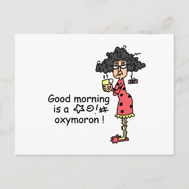 Postal Buenos días Oxymoron (Anverso)