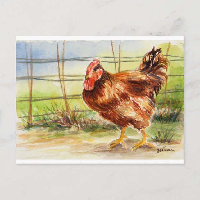 Postal Buenos días por Julie Lemons.jpg (Anverso)