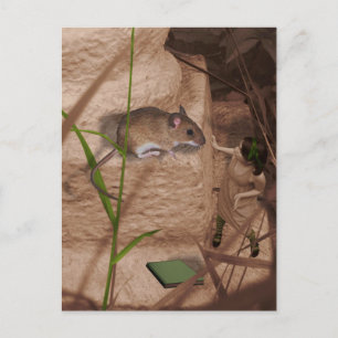 Postal Buenos días, señorita Mouse.