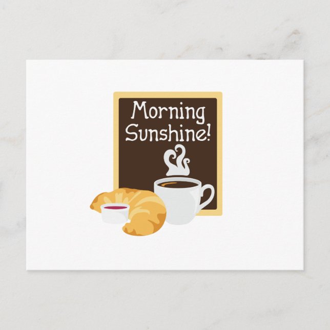 Postal ¡Buenos días, Sunshine! (Anverso)