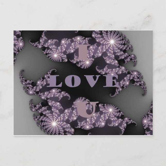 Postal Buenos días te amo (Anverso)