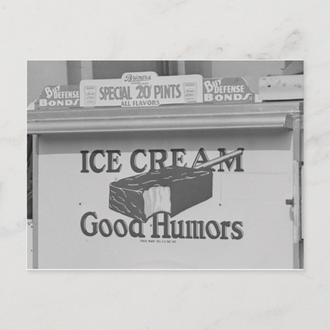 Postal Buenos Humores Camión De Helado (Anverso)