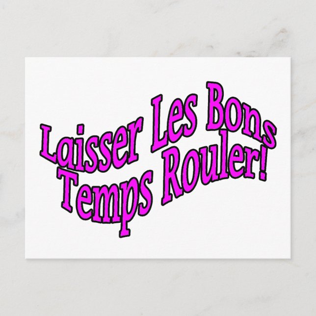 Postal Buenos tiempos (Anverso)