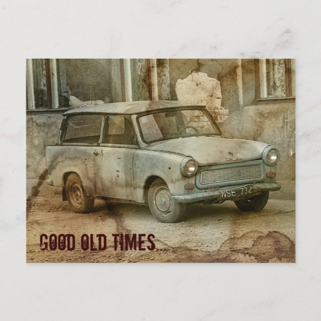 Postal Buenos tiempos (Anverso)