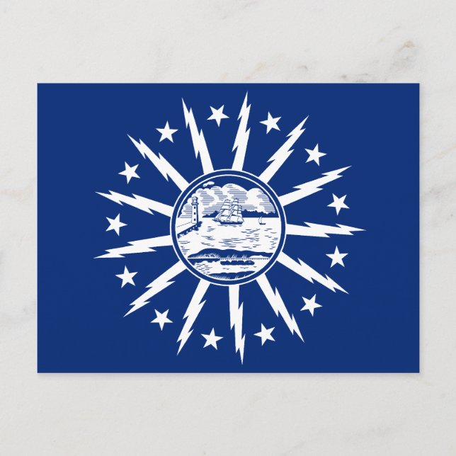 Postal Búfalo, Nueva York, Estados Unidos (Anverso)