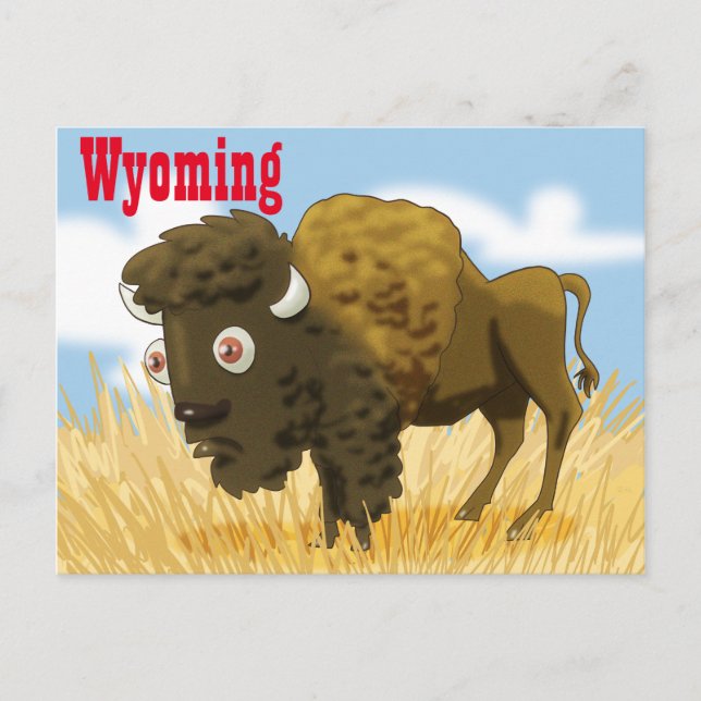 Postal Búfalo Wyoming (Anverso)