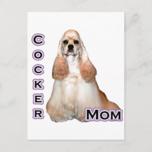 Postal Buff Cocker Spaniel Mom; Cocker Spaniel Mom