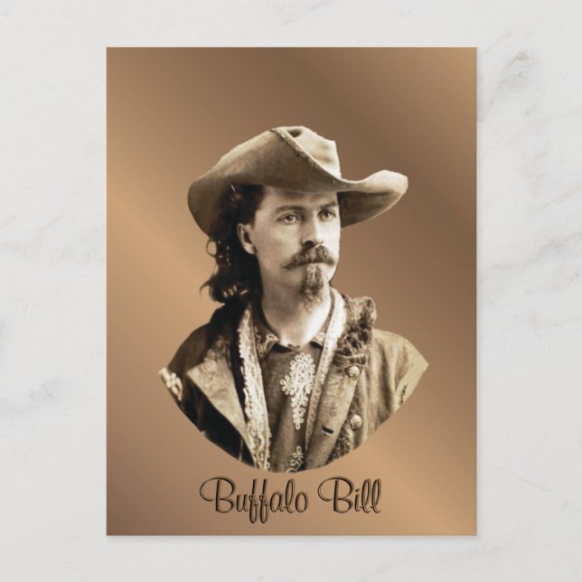 Postal Buffalo Bill Cody 1875 (Anverso)