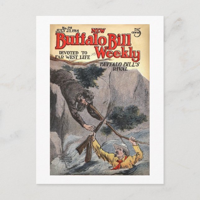 Postal Buffalo Bill Weekly 10 - añada (Anverso)