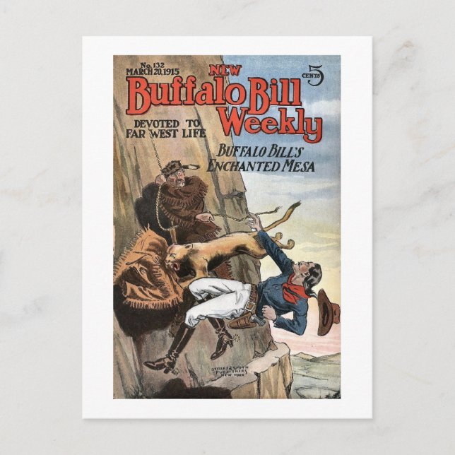 Postal Buffalo Bill Weekly 11 - Vintage (Anverso)
