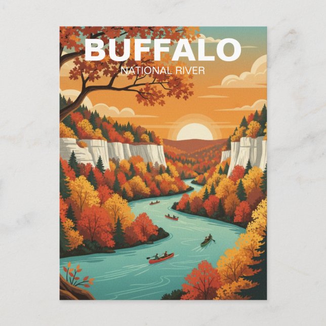Postal Buffalo National River Arkansas (Anverso)