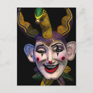 Postal Bufón del carnaval