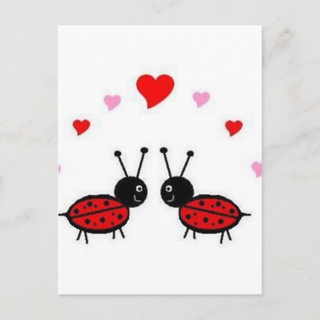 Postal Bug de amor (Anverso)