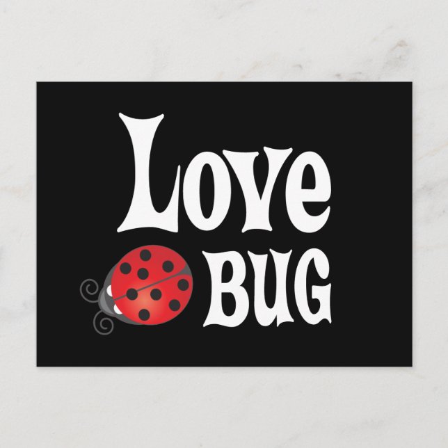 Postal Bug de amor - Ladybug (Anverso)