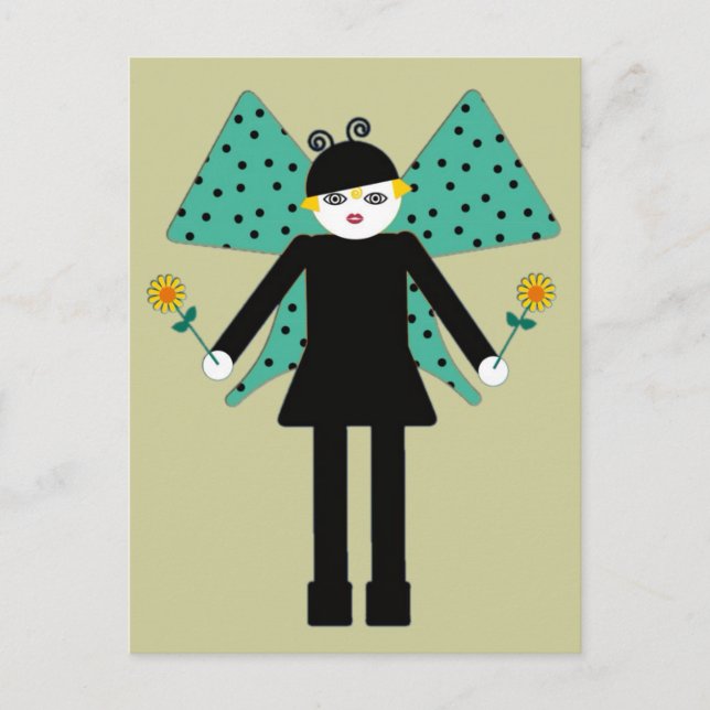 Postal Buggy Martzkins ButterflyPostcard (Anverso)