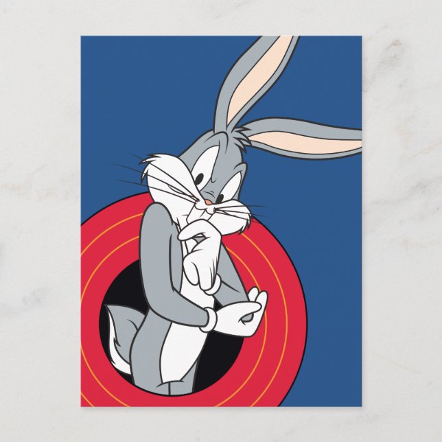 Postal BUGS BUNNY™ A Través De Los Anillos LOONEY TUNES™ (Anverso)