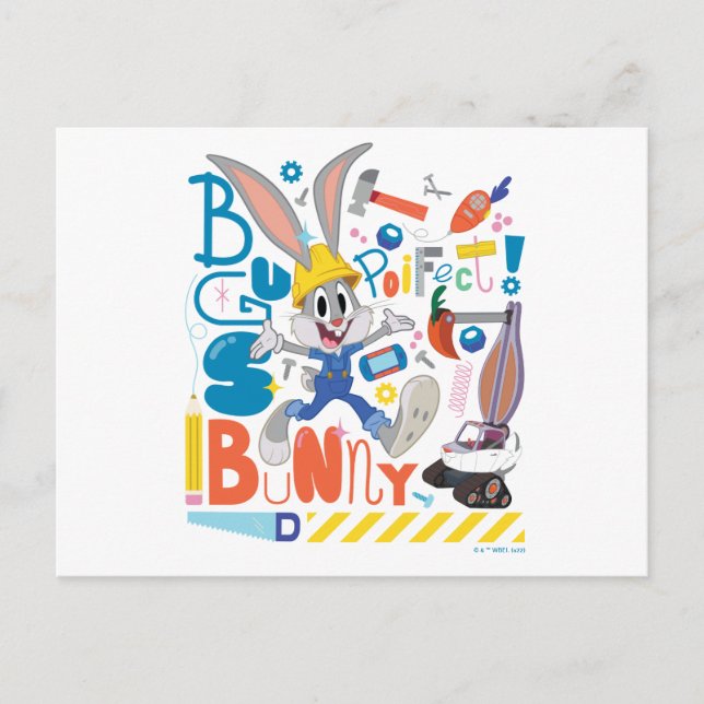 Postal BUGS BUNNY BUILDERS™| BUGS BUNNY™ Herramientas de  (Anverso)