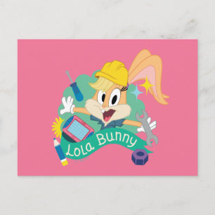 Postal BUGS BUNNY BUILDERS™  Gráfico de Personaje de Lola