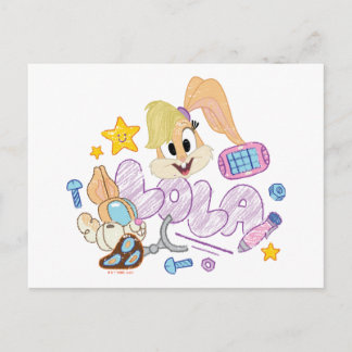 Postal BUGS BUNNY BUILDERS™| Lola Sketch Art