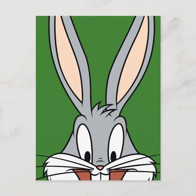 Postal BUGS BUNNY™ Cara sonriente (Anverso)