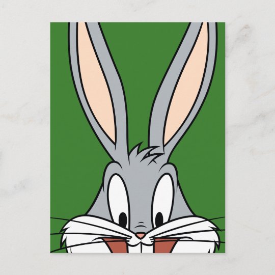 Postal Bugs Bunny Cara Sonriente Zazzle Es