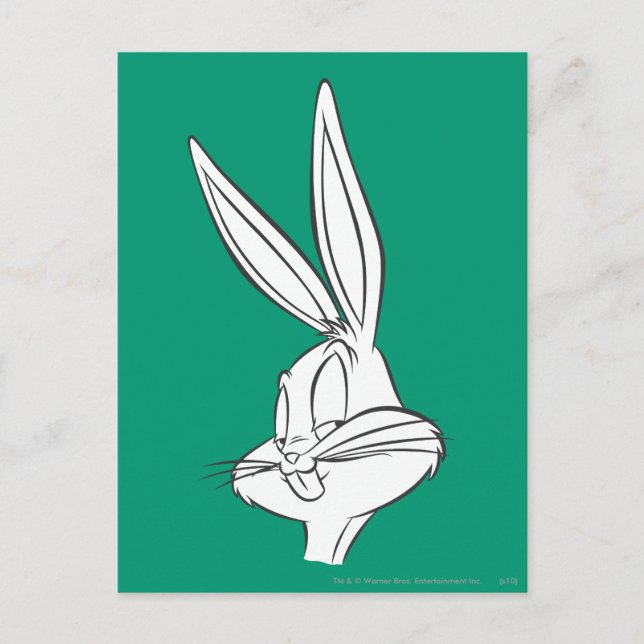 Postal BUGS BUNNY™ Expression Sketch (Anverso)