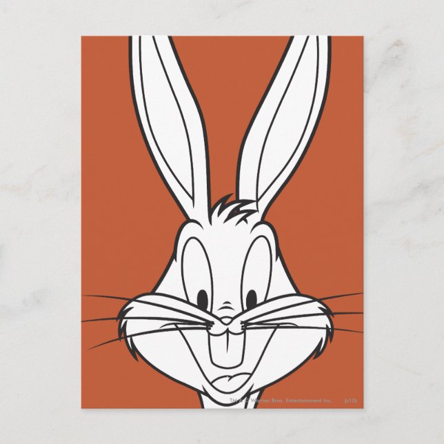 Postal BUGS BUNNY™ Face Sonriente (Anverso)