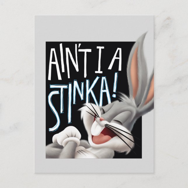 Postal BUGS BUNNY™- ¡No soy un Stinka! (Anverso)