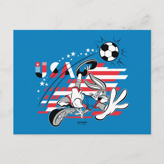 Postal BUGS BUNNY™ Team USA Soccer Graphic (Anverso)