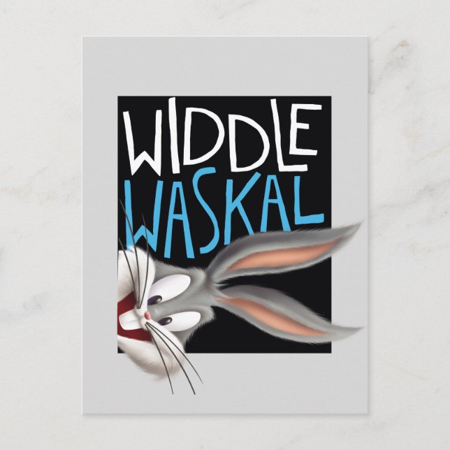 Postal BUGS BUNNY™ - Waskal de vigas (Anverso)