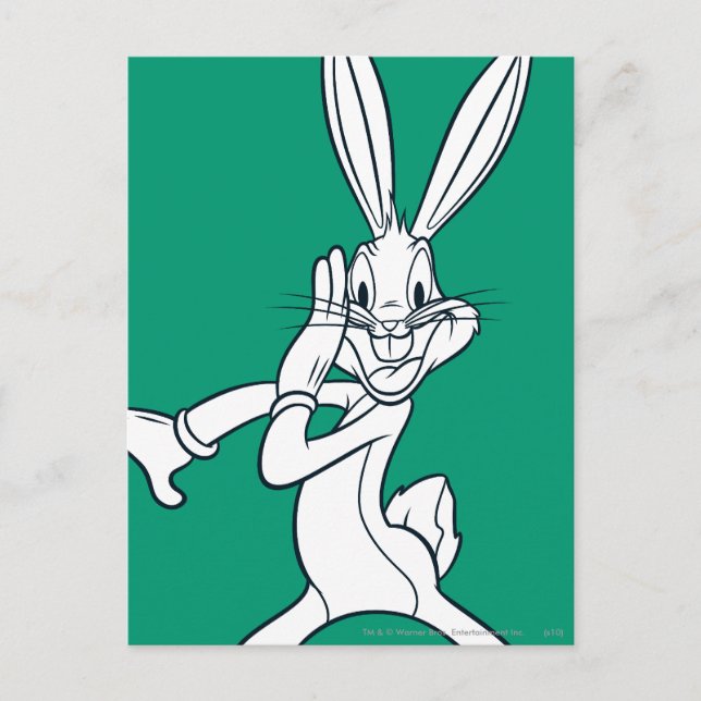 Postal BUGS BUNNY™ Whispering (Anverso)